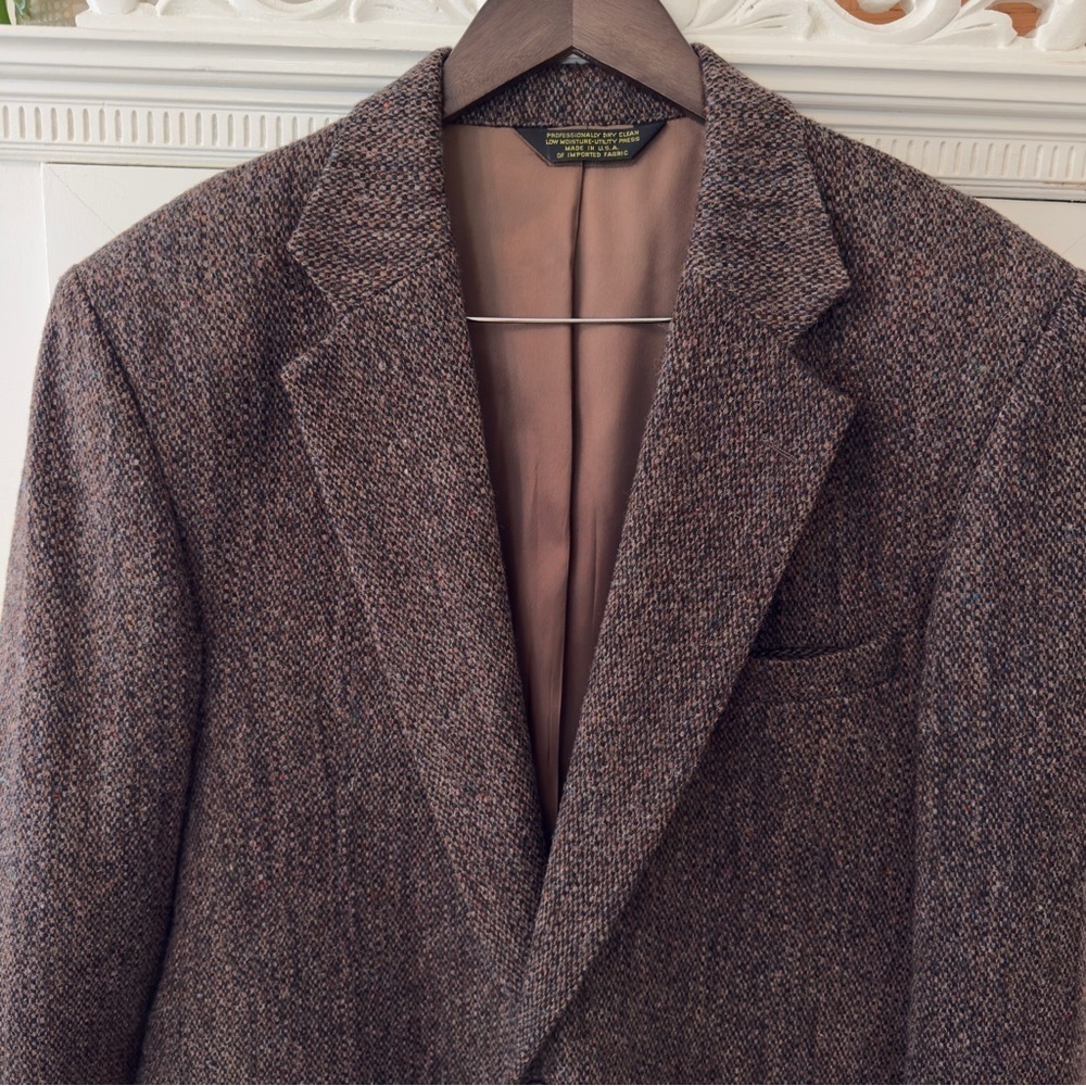 Vintage Jonathan Carroll Harris Tweed Jacket - Picture 2 of 12